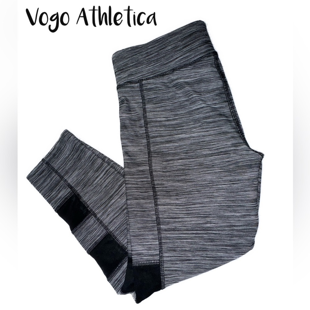 VOGO Athletica Gray and Black Leggings